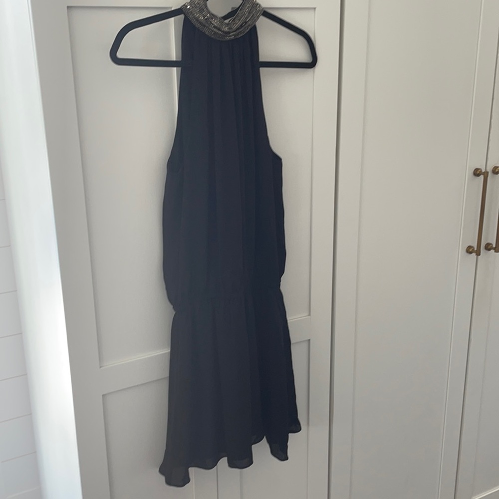 Beaded neck, elastic waist Ramy Brook dress